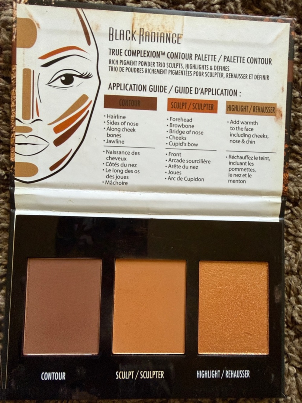 True Complexion Contour Palette - Warm Brown-used once see pics
